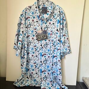 Dixxon Flannel Company New Wave Party Shirt Button Down Mens Shirt NWT~5X
